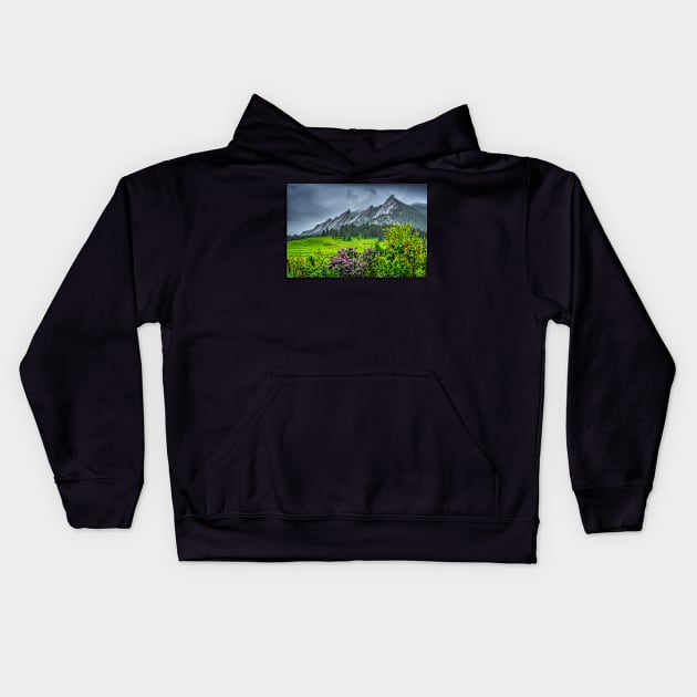 Boulder Tranquility Kids Hoodie by nikongreg